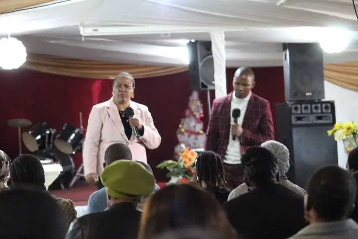 Services A moment of reflection as members of Latter Glory House in Kimberley listen to a thought-provoking sermon.